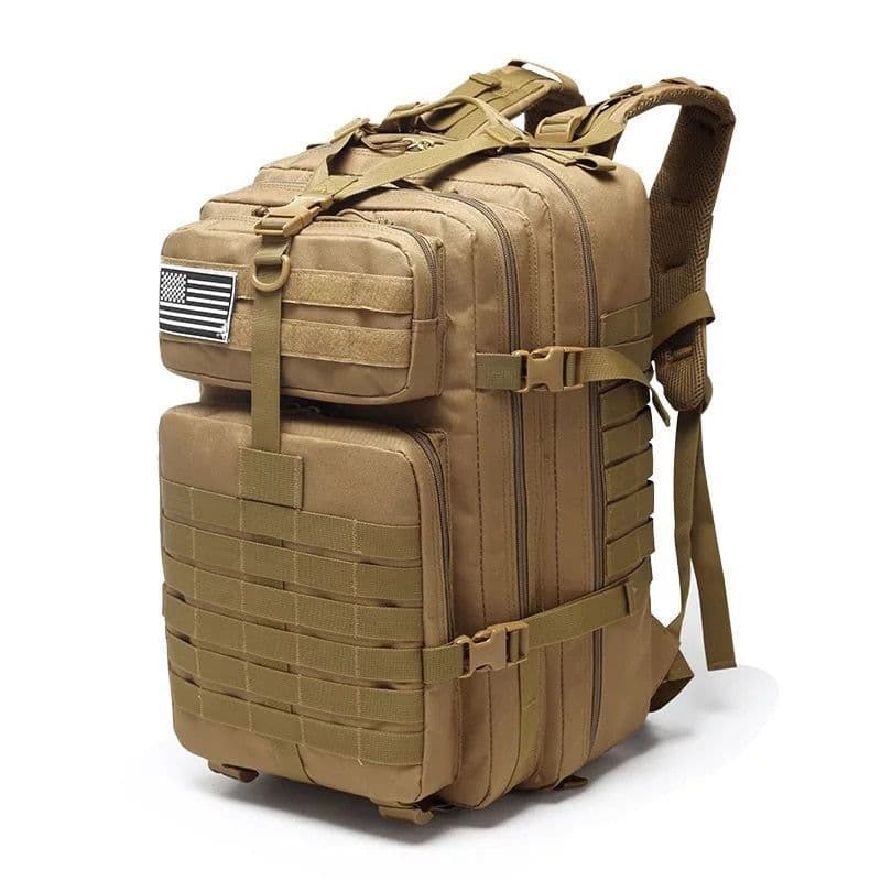 image-Nylon Waterproof Trekking Fishing Backpack Outdoor Military Camping