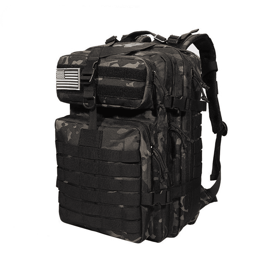 image-Nylon Waterproof Trekking Fishing Backpack Outdoor Military Camping
