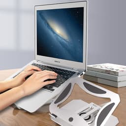 image-360 Degree Rotating Desktop Laptop Stand