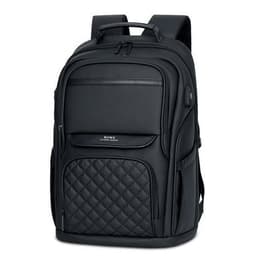 image-Elegant Black Business Backpack For Men