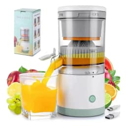 image-Portable Electric Juicer USB Charging Orange Lemon Fruit Blender Mini
