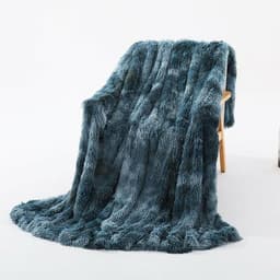 image-Warm Fluffy Shaggy Throw Blanket Bedspread Faux Fur