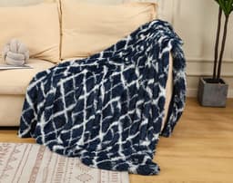 image-Warm Fluffy Shaggy Throw Blanket Bedspread Faux Fur