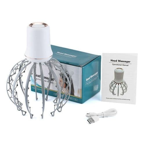 image-Octopus Electric Head Massager Vibration Massage 3 massage modes 12