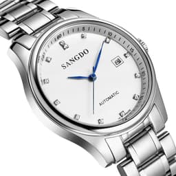 image-Simple Mechanical Stainless Steel Waterproof Watch