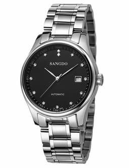 image-Simple Mechanical Stainless Steel Waterproof Watch