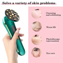 image-EMS Facial Massager LED Light Anti Aging Wrinkle Facial Care