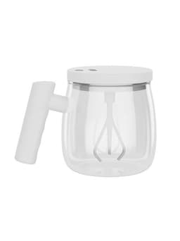 image-400ml Portable Electric Self Stirring Coffee Mug Self Mixing Mug Glass