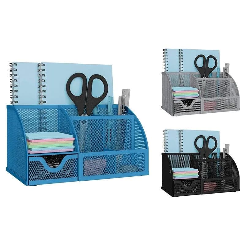 image-Sturdy Desktop Organizer for Home Office School College Dorm