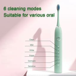 image-Smart Sonic Electric Toothbrush Teeth Whitening Ultrasonic Vibration