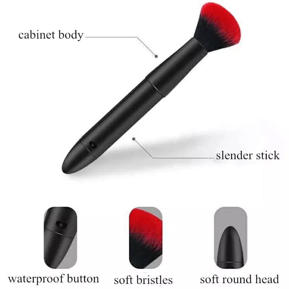 image-New Vibration Cosmetics Makeup Blending Brush with 10 Vibration