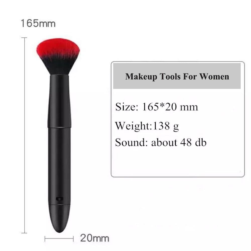 image-New Vibration Cosmetics Makeup Blending Brush with 10 Vibration