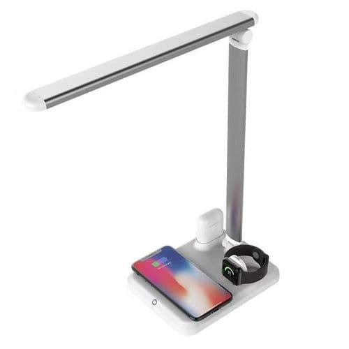image-High Quality 4 In 1 LED Desk Lamp Light Qi Wireless Charger