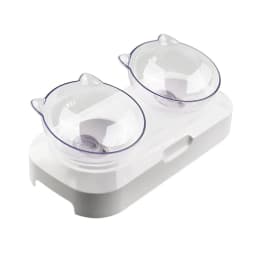 image-Plastic Non-Slip Pet Bowl For Dogs Puppy Cats