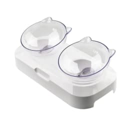 image-Plastic Non-Slip Pet Bowl For Dogs Puppy Cats