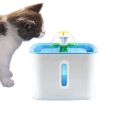 image-LED Electric USB Automatic Cat Water Fountain