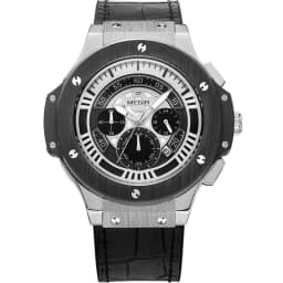 image-Casual Fashion Leather Band Quartz Watch For Men