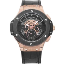 image-Casual Fashion Leather Band Quartz Watch For Men