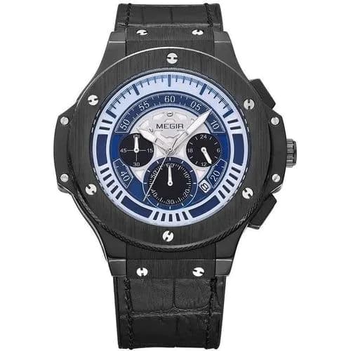 image-Casual Fashion Leather Band Quartz Watch For Men
