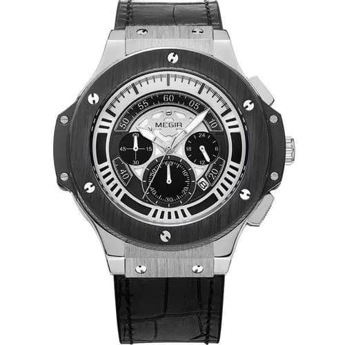 image-Casual Fashion Leather Band Quartz Watch For Men