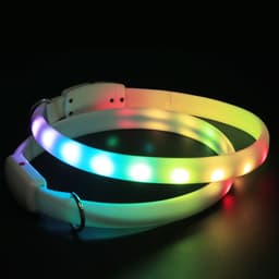 image-USB Rechargeable Pet Dog LED Glowing Collar