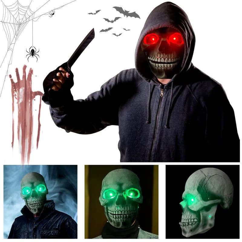 image-Halloween Skull Movable Mouth Latex Halloween Kills Mask