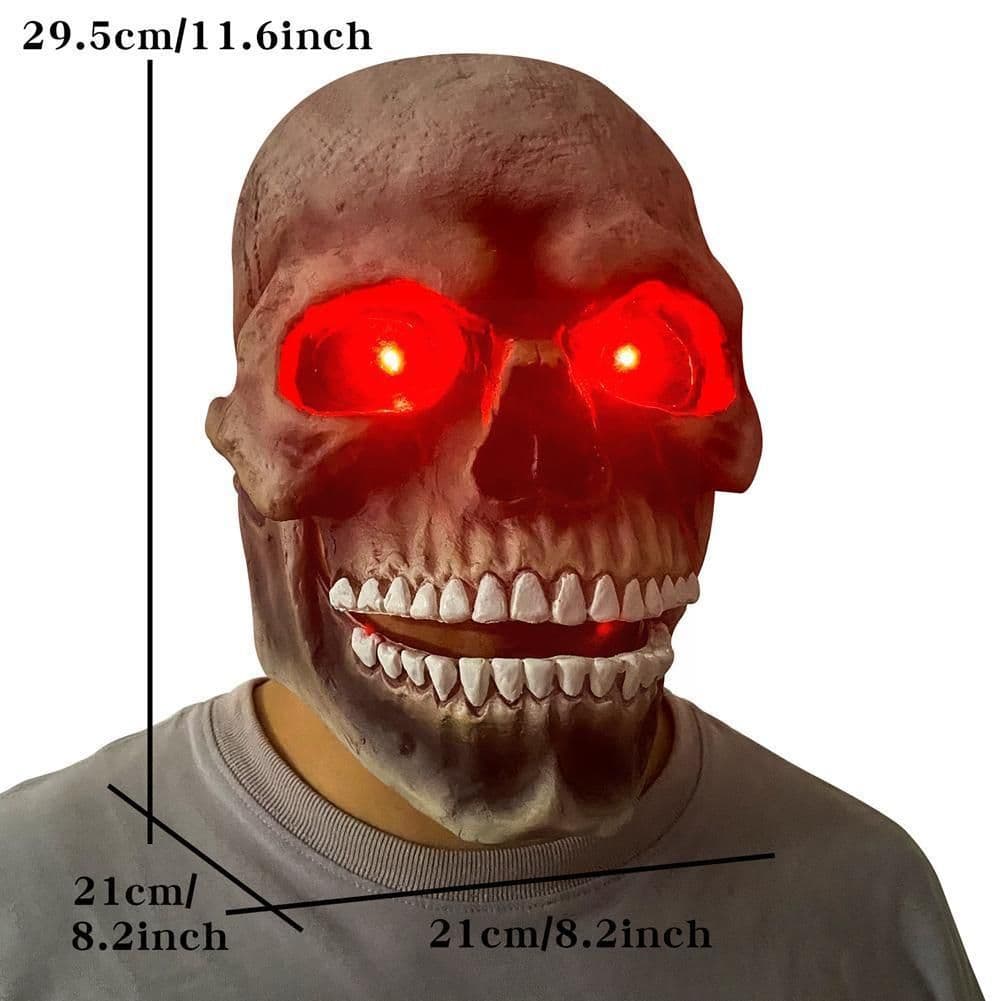 image-Halloween Skull Movable Mouth Latex Halloween Kills Mask