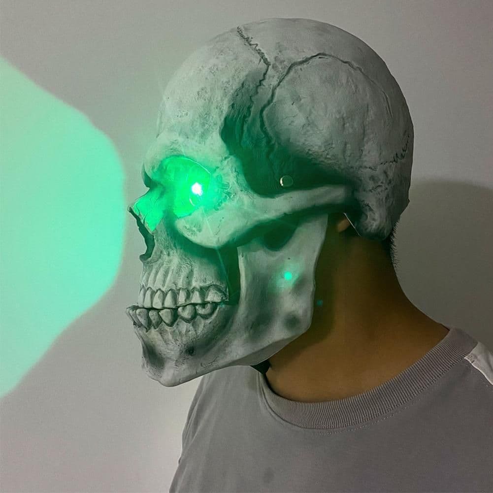 image-Halloween Skull Movable Mouth Latex Halloween Kills Mask