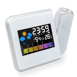 image-LED Alarm Projection Clock Thermometer Hygrometer
