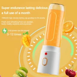 image-Mini Portable Blender Electric Fruit Juicer Machine for Orange Food