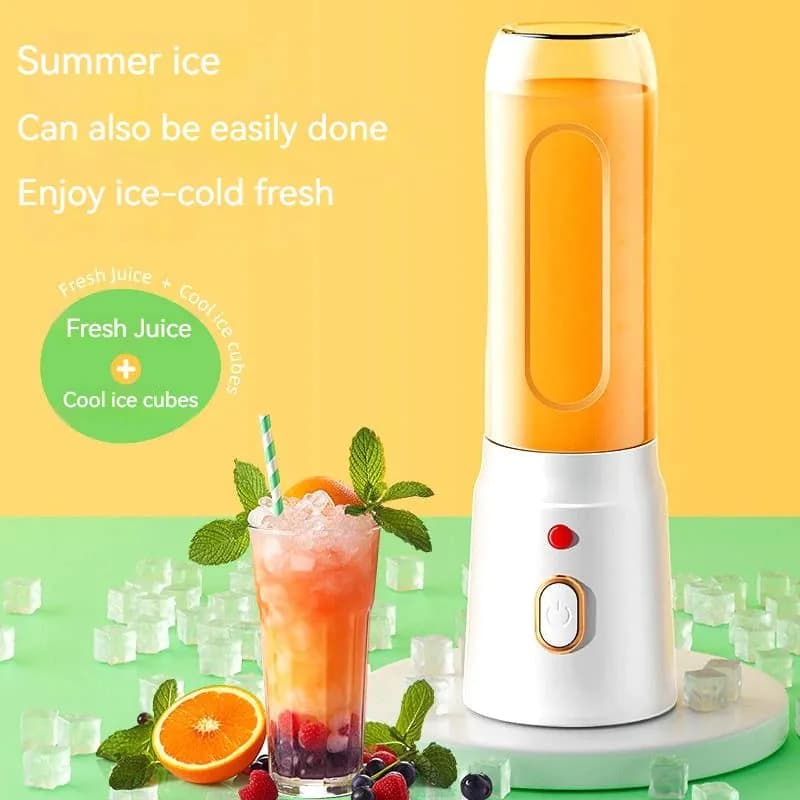 image-Mini Portable Blender Electric Fruit Juicer Machine for Orange Food