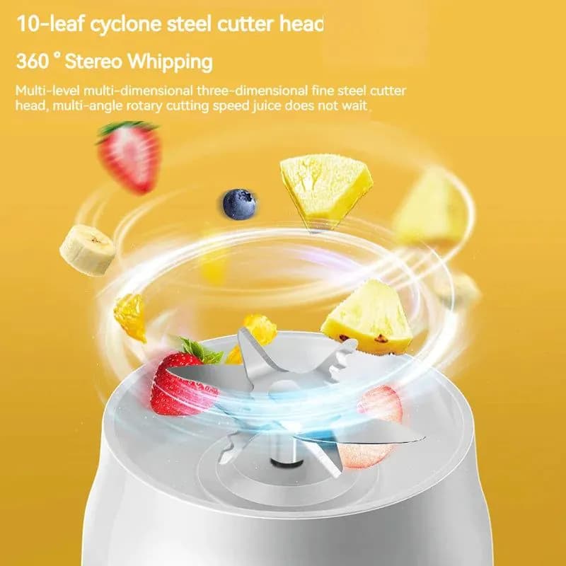 image-Mini Portable Blender Electric Fruit Juicer Machine for Orange Food