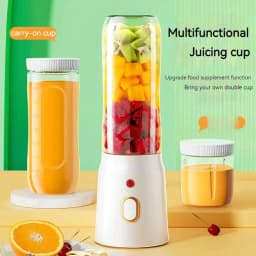 image-Mini Portable Blender Electric Fruit Juicer Machine for Orange Food