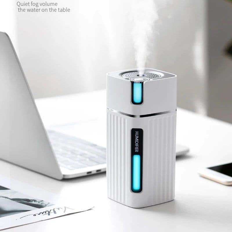 image-300Ml Air Humidifier Cool Mist Aroma Diffuser with Color LED Light for