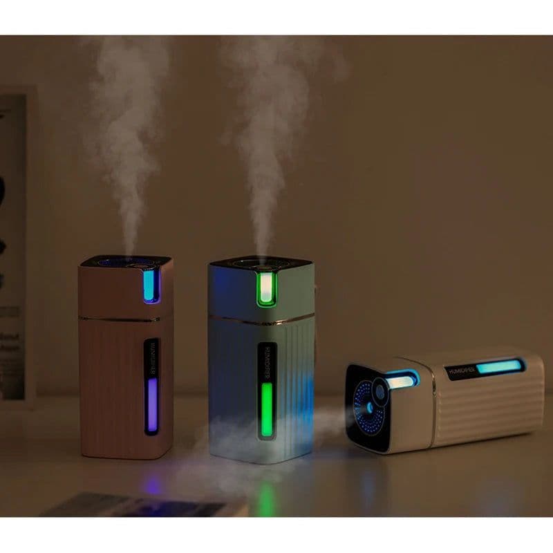 image-300Ml Air Humidifier Cool Mist Aroma Diffuser with Color LED Light for