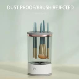 image-Automatic Electric Makeup Brush Cleaner Rechargeable Lazy Cleaning