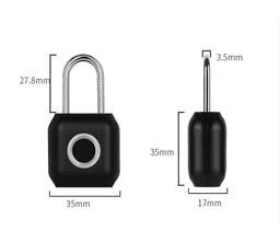 image-High Quality USB Travel Luggage Fingerprint Lock