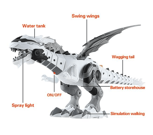 image-Intelligent Dinosaur Robot For Kids Over 3 Years Of Age