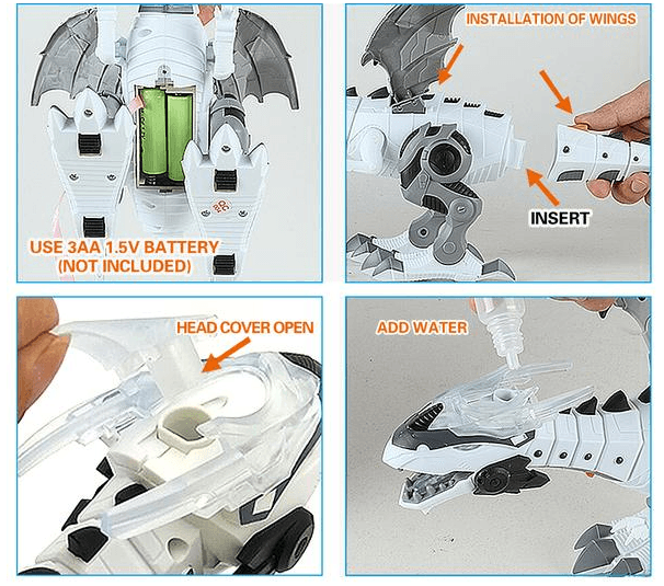 image-Intelligent Dinosaur Robot For Kids Over 3 Years Of Age