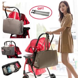 image-Folding Large Capacity Mother And Baby Bag