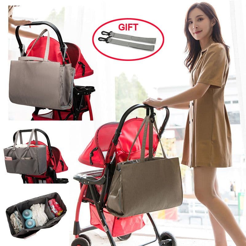 image-Folding Large Capacity Mother And Baby Bag