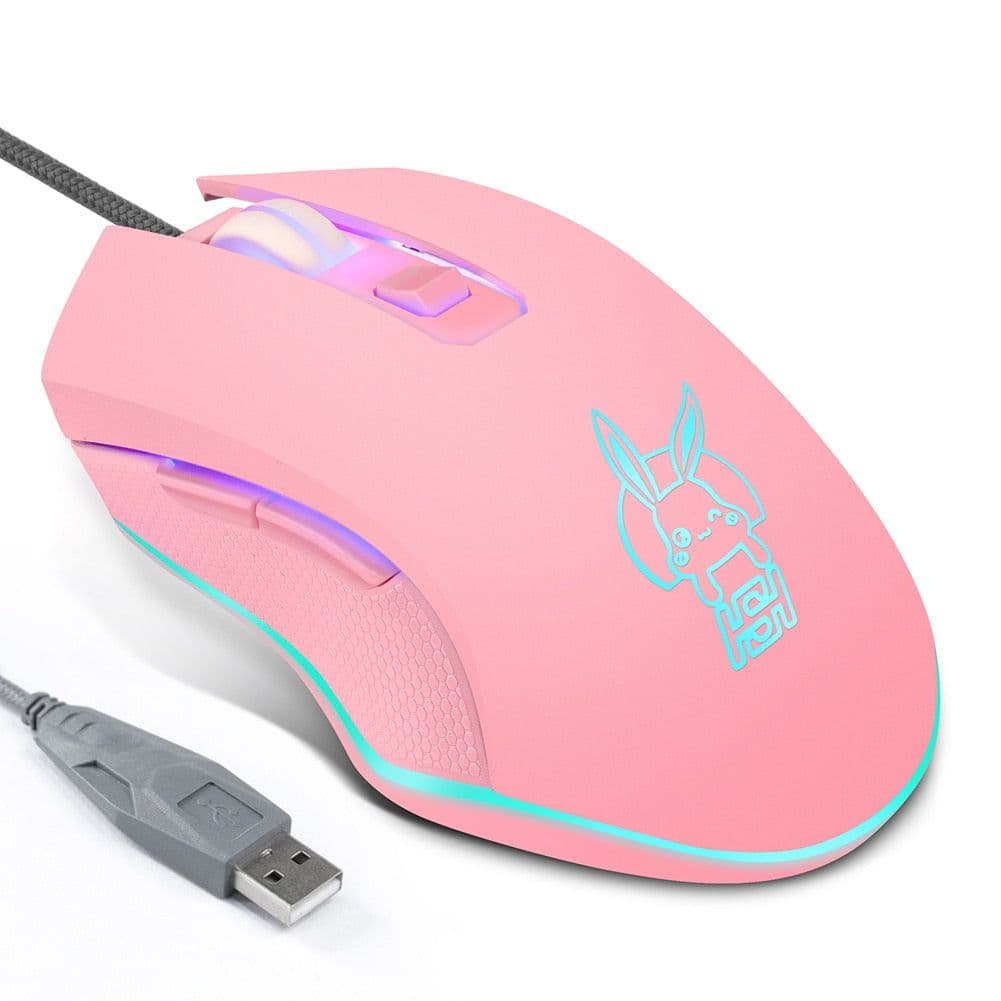 image-2400dpi LED Dimmable Wired Mouse for Computer Gamer