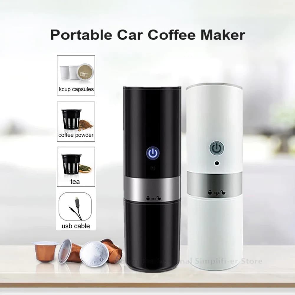 image-Portable Capsule Coffee Machine Small Kitchen Appliances