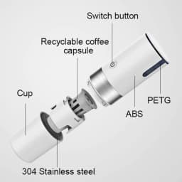 image-Portable Capsule Coffee Machine Small Kitchen Appliances