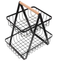 image-Large Capacity Desktop Fruit Basket For Home Desktop