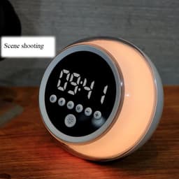 image-LED Ambient Bluetooth Speaker ABS Multifunctional Three Speed Bright
