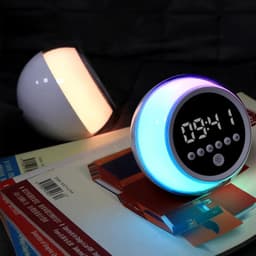 image-LED Ambient Bluetooth Speaker ABS Multifunctional Three Speed Bright