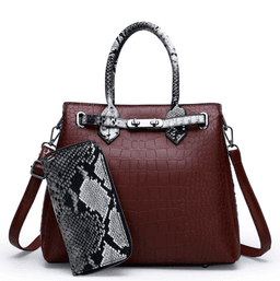 image-Women's Portable Messenger Bag With Purse