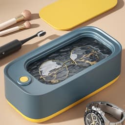 image-Mini Ultrasonic Washer with 1-Touch Working High Frequency Vibration