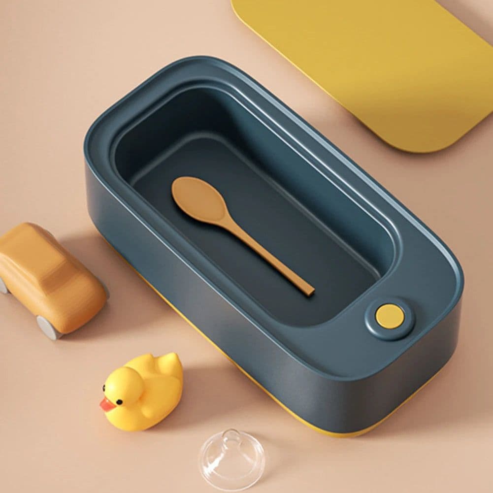 image-Mini Ultrasonic Washer with 1-Touch Working High Frequency Vibration